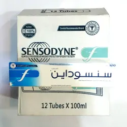خرید عمده خمیر دندان سنسوداین آبی sensodyn بسته 12 عددی - استوریکس