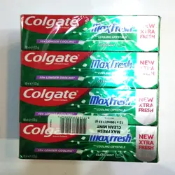 خرید عمده خمیر دندان کلگیت سبز مکس فرش اورجینال بسته 12 عددی - استوریکس