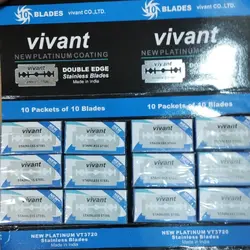 خرید عمده تیغ سنتی ویوانت 20 بسته 10 عددی - استوریکس