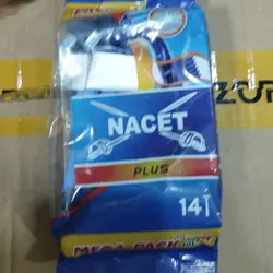 ژیلت خود تراش دولبه مدل NACET پاکت 14 عددی بسته 24 عددی - فروشگاه اینترنتی استوریکس