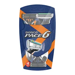 ژیلت دورکو 6 لبه مدل PACE 6 پاکت 3 عددی مجموعه 12 عددی - فروشگاه اینترنتی استوریکس