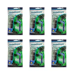خود تراش WINSAR مدل GT-H پاکت 5 تایی بسته 20 عددی مجموعه 16 عددی (کارتنی) - فروشگاه اینترنتی استوریکس خودتراش عمده با بهترین قیمت