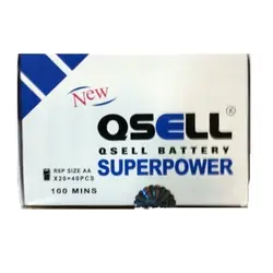 خرید عمده باتری نیم قلم اوسل بسته 40 عددی - استوریکس