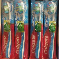 خرید عمده مسواک کلگیت مکس فرش 6x بسته 12 عددی - استوریکس