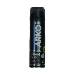 کف اصلاح آرکو مدل Black حجم 200 میلی لیتر بسته 12 عددی - فروشگاه اینترنتی استوریکس پخش عمده کف ریش و فوم اصلاح