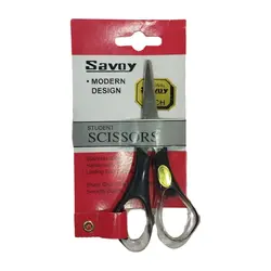 خرید عمده قیچی استیل کوتاه ساووی مدل Scissors بسته 12 عددی - استوریکس