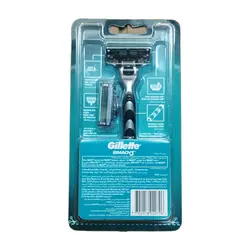 خرید عمده خود تراش مچ تری ژیلت مدل Mach 3 Turbo یدک دار با بهترین قیمت