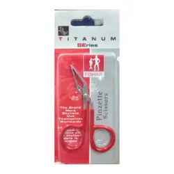 خرید عمده موچین ابرو فیشر تیتانیوم بسته 12 عددی با بهترین قیمت