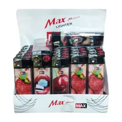 خرید عمده فندک کوره ای مکس طرح میوه بسته 25 عددی با بهترین قیمت