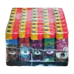 خرید عمده فندک EZZ کوره ای طرح چشم بسته 50 عددی با بهترین قیمت