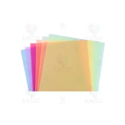 طلق پی وی سی صحافی سایز A4 ضخیم بسته 100عددی رنگ نارنجی | فروشگاه آنلاین کاغذ