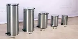 قیمت و خرید سطل اداری پنجره دار براسیانا 20 لیتری استیل با درب استیل - فروشگاه لوازم خانگی هومیکسوم