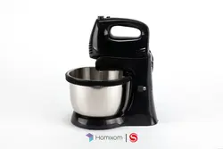 همزن کاسه دار گردان استیل مشکی ساپر مدل SHMBR-700