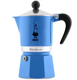 قهوه ساز بیالتی مدل رین بو Rainbow آبی تیره