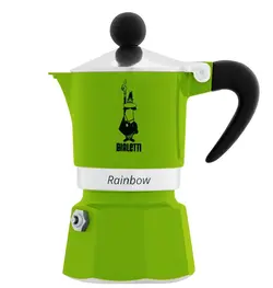 قهوه ساز بیالتی مدل رین بو Rainbow سبز