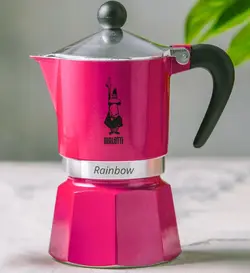 قهوه ساز بیالتی مدل رین بو Rainbowسرخابی