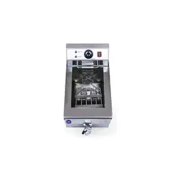 سرخ کن تک لگن 10 لیتری با شیر تخلیه برقی مدل AB-E1