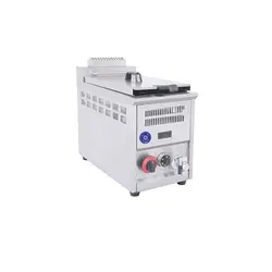 سرخ کن تک لگن 15 لیتری با شیر تخلیه گازی مدل AB-G1