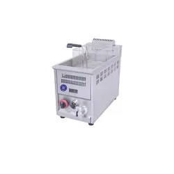 سرخ کن تک لگن 15 لیتری با شیر تخلیه گازی مدل AB-G1