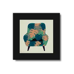 تابلو 3 تایی راویتا برگ و گربه کد T 190 - راویتا | Ravita