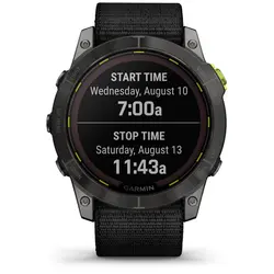 Garmin Enduro™ 2 (Carbon Gray DLC Titanium with Black UltraFit Nylon Strap)