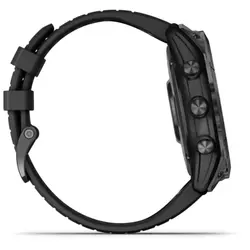 Garmin fēnix® 7X Pro – Sapphire Solar Edition (Carbon Grey DLC Titanium with Black Band)