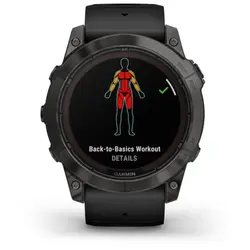 Garmin fēnix® 7X Pro – Sapphire Solar Edition (Carbon Grey DLC Titanium with Black Band)