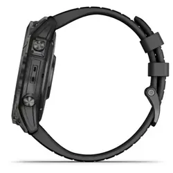 Garmin fēnix® 7X Pro – Sapphire Solar Edition (Carbon Grey DLC Titanium with Black Band)
