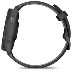 Garmin Forerunner® 265 (Black Bezel and Case with Black/Powder Gray Silicone Band)