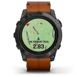 Garmin epix™ Pro (Gen 2) 51mm – Sapphire Edition (Carbon Grey DLC Titanium with Chestnut Leather Band)