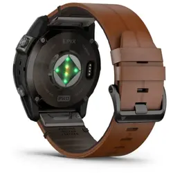 Garmin epix™ Pro (Gen 2) 51mm – Sapphire Edition (Carbon Grey DLC Titanium with Chestnut Leather Band)