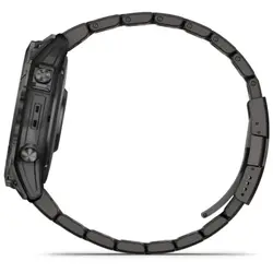 Garmin fēnix® 7X Pro – Sapphire Solar Edition (Carbon Gray DLC Titanium with Vented Titanium Bracelet)