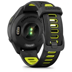 Garmin Forerunner® 265S (Black Bezel and Case with Black/Amp Yellow Silicone Band)