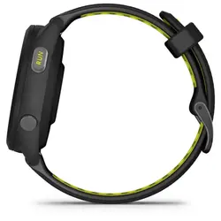 Garmin Forerunner® 265S (Black Bezel and Case with Black/Amp Yellow Silicone Band)