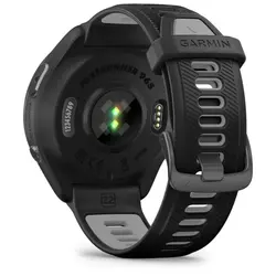 Garmin Forerunner® 965 (Carbon Grey DLC Titanium Bezel with Black Case and Black/Powder Grey Silicone Band)