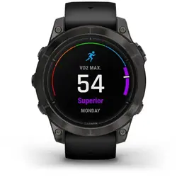 Garmin epix™ Pro (Gen 2) 47mm – Sapphire Edition (Carbon Grey DLC Titanium with Black Band)