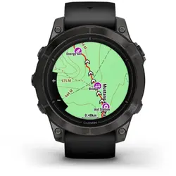 Garmin epix™ Pro (Gen 2) 47mm – Sapphire Edition (Carbon Grey DLC Titanium with Black Band)
