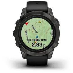 Garmin epix™ Pro (Gen 2) 47mm – Sapphire Edition (Carbon Grey DLC Titanium with Black Band)