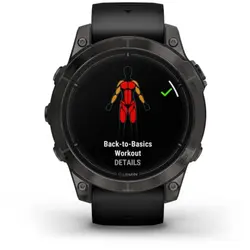 Garmin epix™ Pro (Gen 2) 47mm – Sapphire Edition (Carbon Grey DLC Titanium with Black Band)