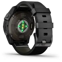 Garmin epix™ Pro (Gen 2) 47mm – Sapphire Edition (Carbon Grey DLC Titanium with Black Leather Band)