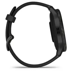 Garmin Venu® 3 (Slate stainless steel bezel with black case and silicone band)