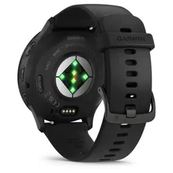 Garmin Venu® 3 (Slate stainless steel bezel with black case and silicone band)