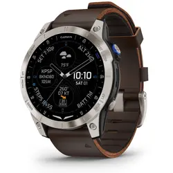 Garmin D2™ Mach 1 (Aviator Smartwatch with Oxford Brown Leather Band)