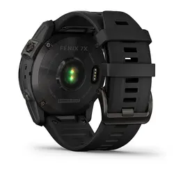 Garmin fēnix® 7X – Sapphire Solar Edition (Carbon Gray DLC Titanium with Black Band)