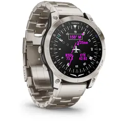 Garmin D2™ Mach 1 (Aviator Smartwatch with Vented Titanium Bracelet)