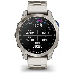 Garmin D2™ Mach 1 (Aviator Smartwatch with Vented Titanium Bracelet)