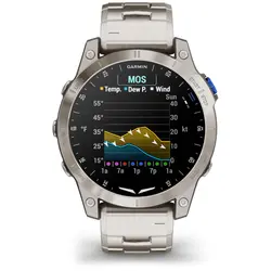 Garmin D2™ Mach 1 (Aviator Smartwatch with Vented Titanium Bracelet)