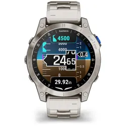 Garmin D2™ Mach 1 (Aviator Smartwatch with Vented Titanium Bracelet)