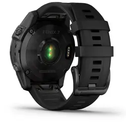 Garmin fēnix® 7 – Sapphire Solar Edition (Black DLC Titanium with Black Band)