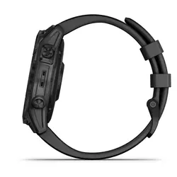 Garmin fēnix® 7 – Sapphire Solar Edition (Black DLC Titanium with Black Band)